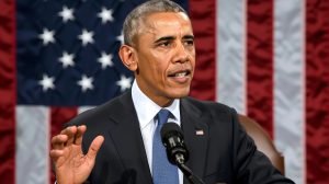 president obama speaking front flag with flag him (3)