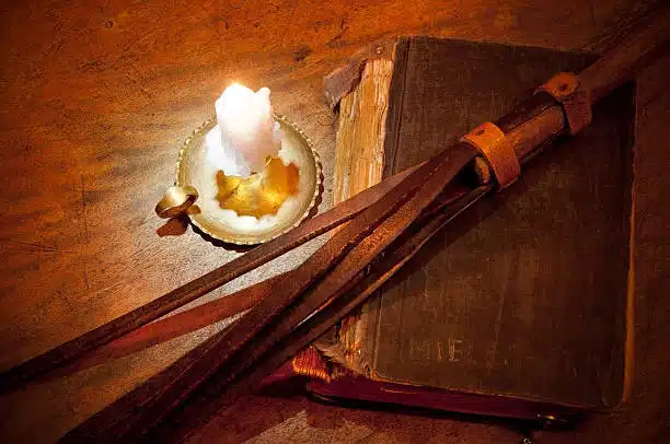 bible and whip